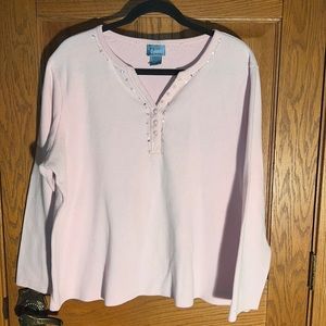 Sequin & bead embellishments around neck